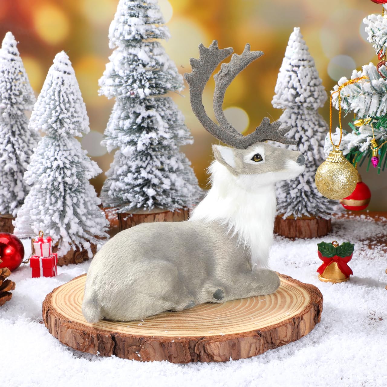 クリスマスツリー トナカイ オブジェ 大きい クリスマス オブジェ 置物 