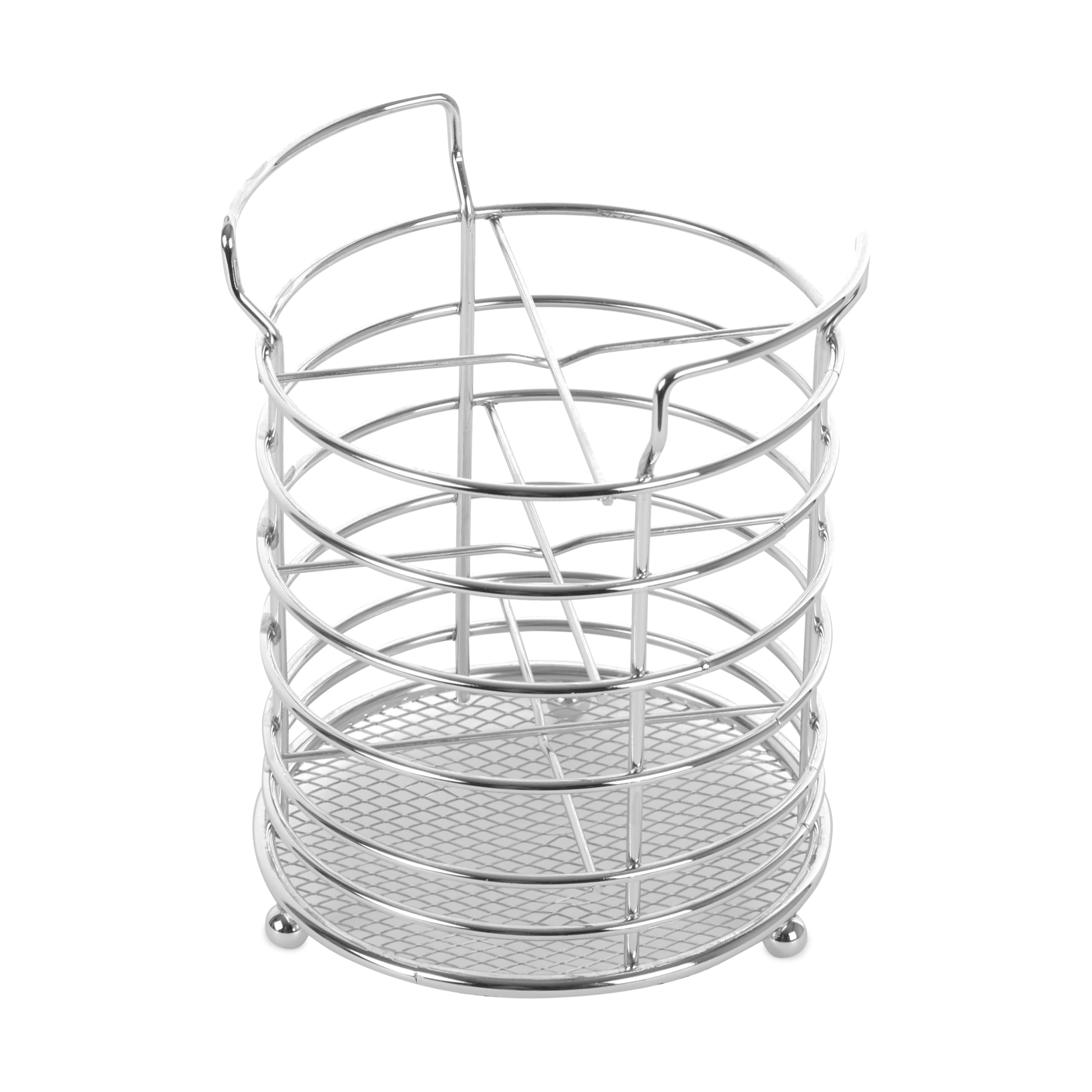 Apollo The Housewares Brand Silver Cutlery Holder Organiser, Kitchen Storage