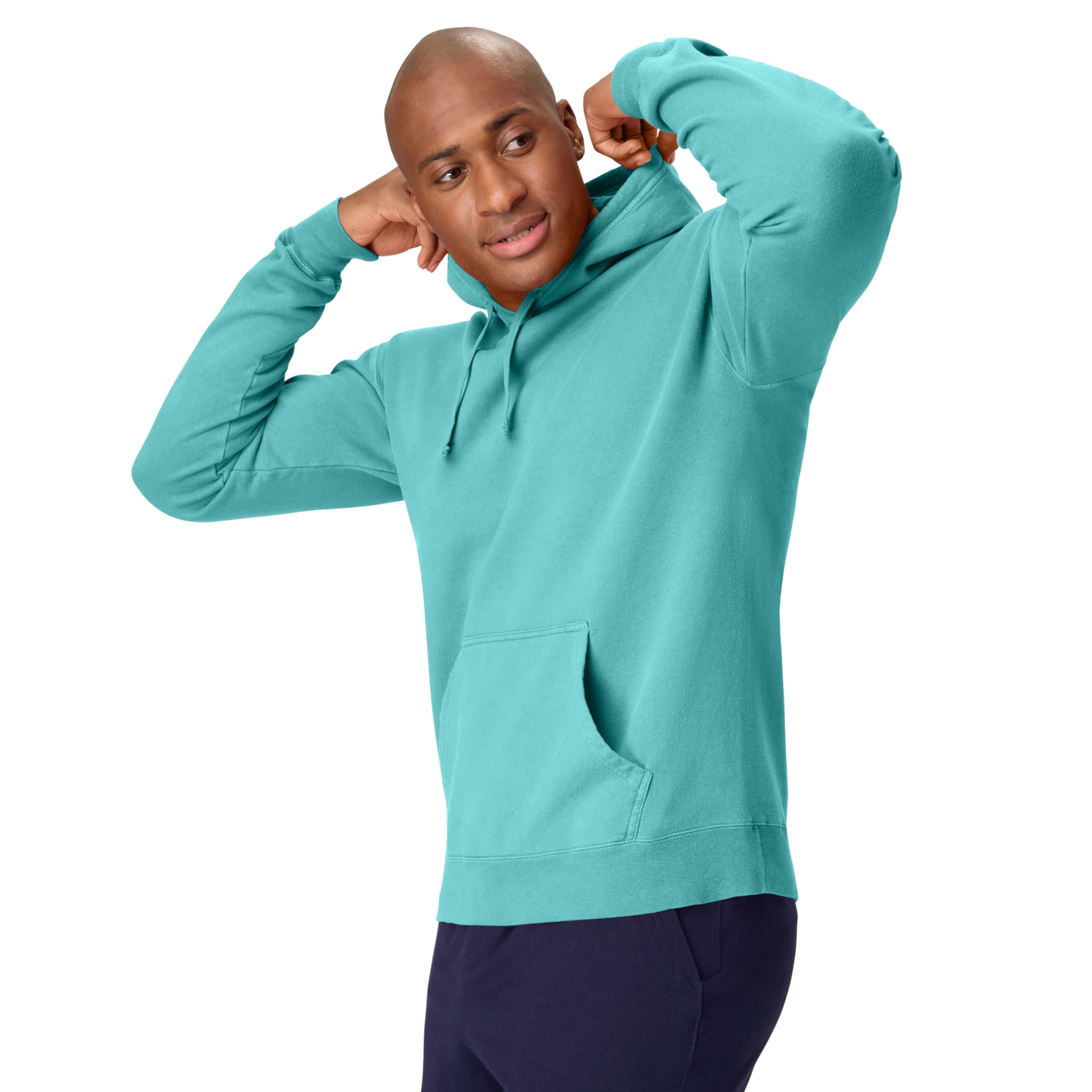 Hanes Originals Sudadera con Capucha de Forro Polar, Sudadera con Capucha Teñida, Sudadera Unisex de Forro Polar Sudadera con Capucha Hombre (Pack de 1)