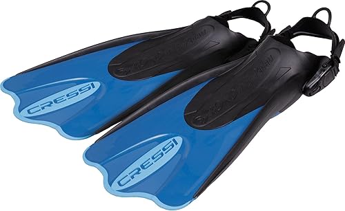 Miniatura 7 de Cressi Adult Short Adjustable Fins - Snorkeling Versatile Open Heel to use Also Barefoot - Palau SAF Made in Italy