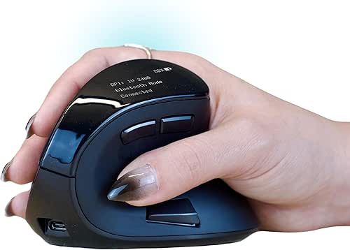 Ergodriven Om Handshake Vertical Mouse | Wireless Ergonomic Mouse |
