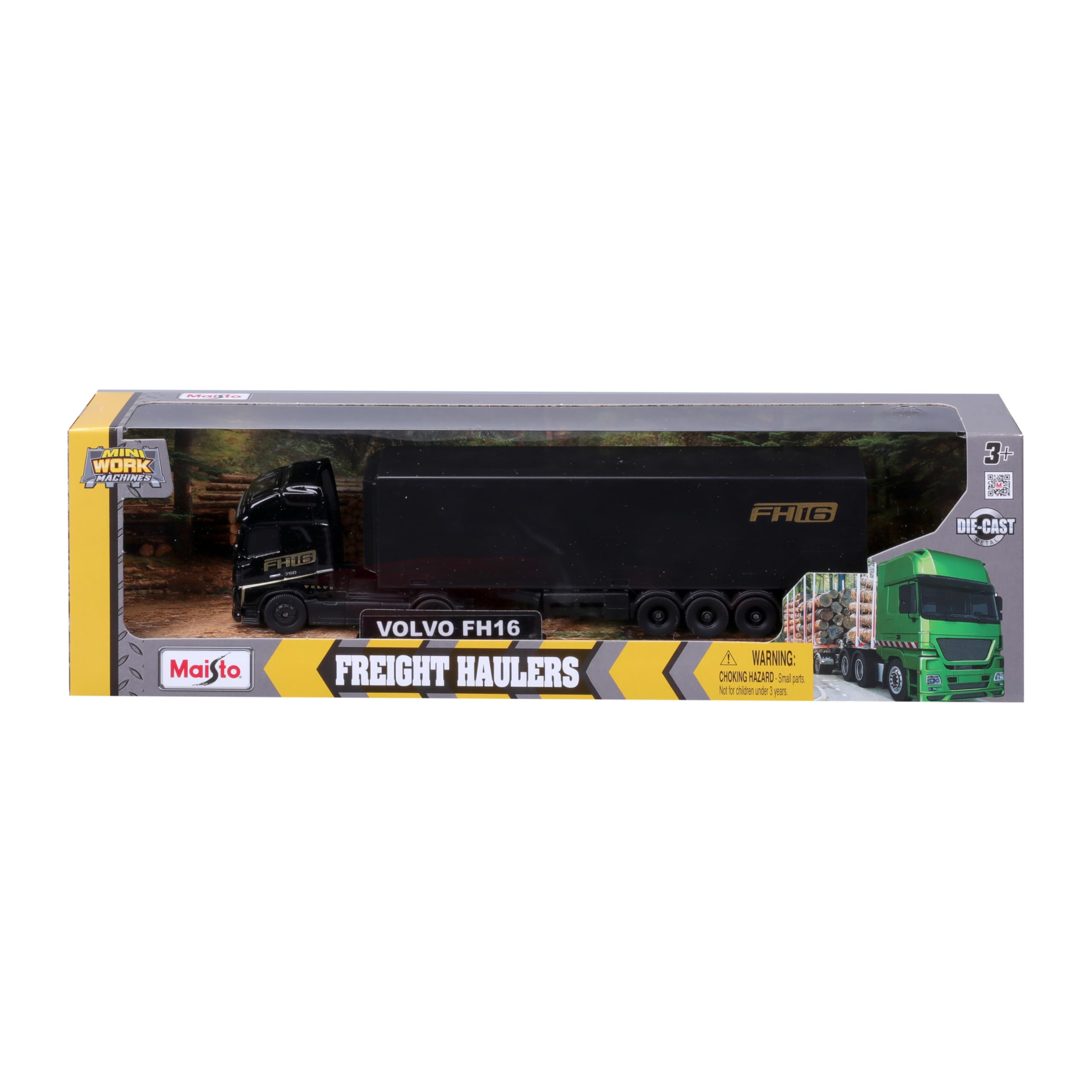 Maisto MINI WORKING MACHINES FREIGHT HAULER Assortment - 1:72 Scale - Incredibly Detailed Replica Collectible Model Trucks (shipped randomly), Multiple Colours
