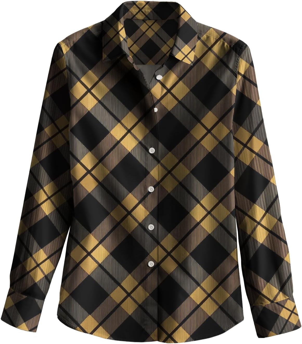 Retro Western Button Up Shirts for Women Oversized Shirts for Women Fall Blouses Ha...