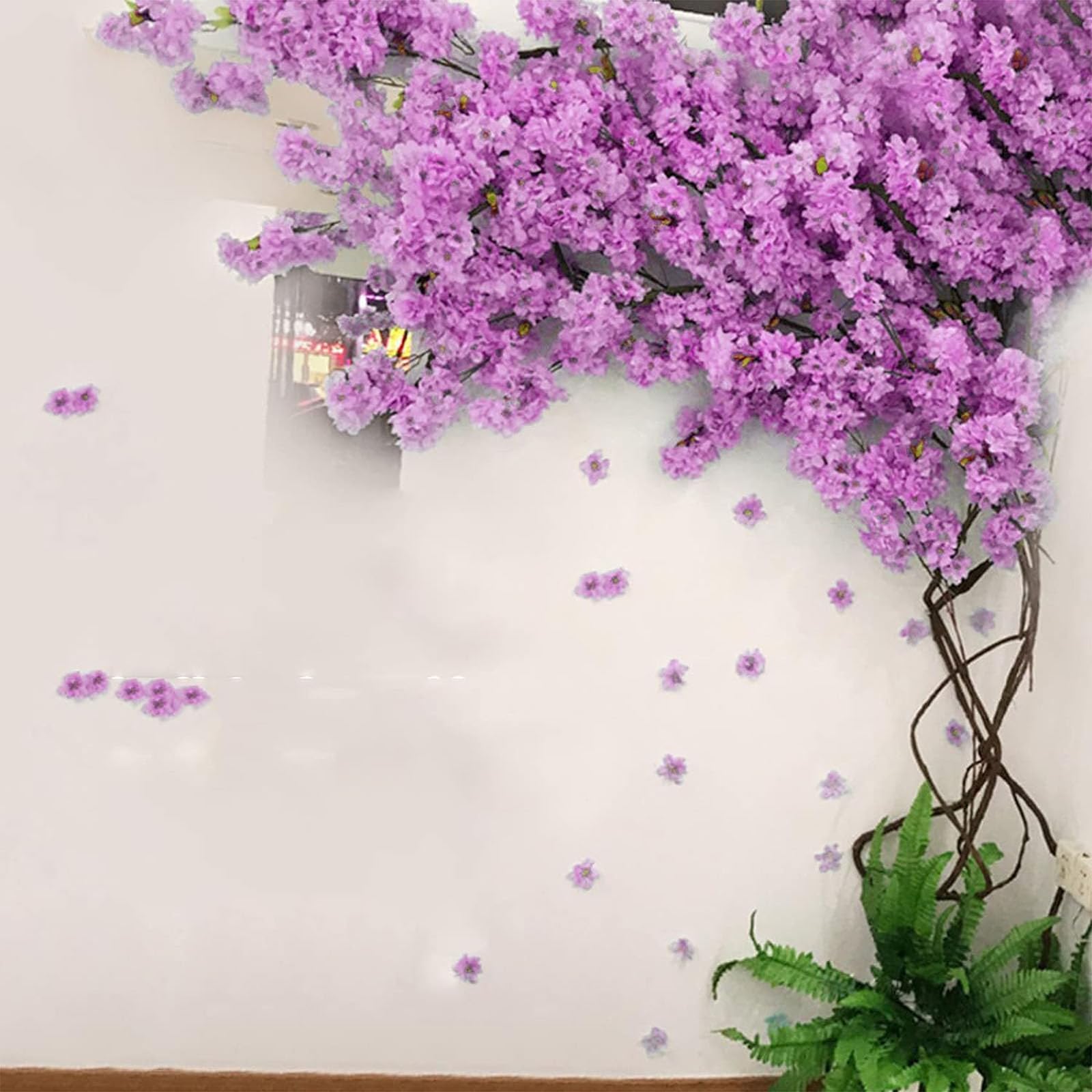Artificial Cherry Blossom Trees, Artificial Cherry Blossom Trees Light Pink Indoor Outdoor Wedding,005