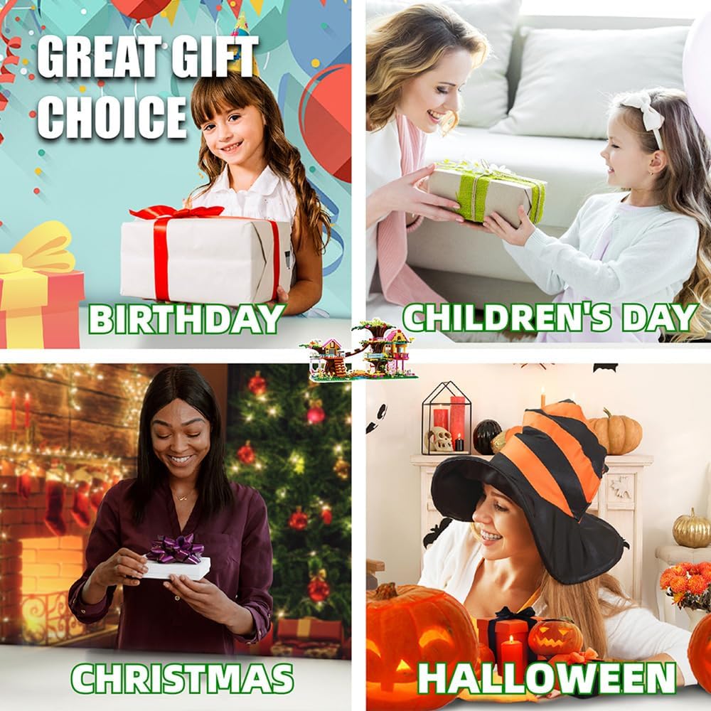 Creative Tree Building Block Set,958pcs Mini Brick Toy for Kids Girls Age 10 11 12 14 - Image 8