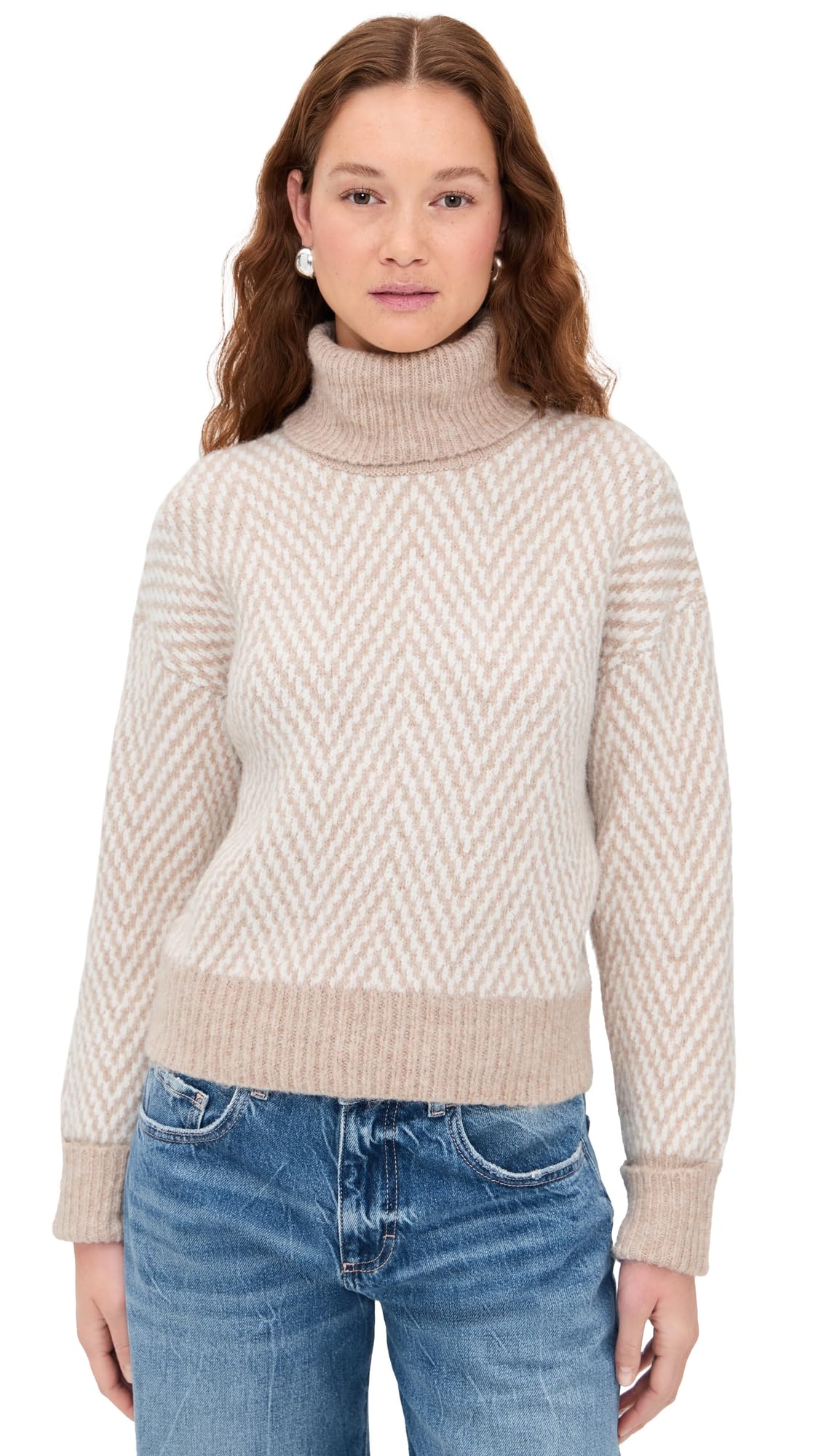 Z Supply Womens Balkan Funnel Neck Sweater