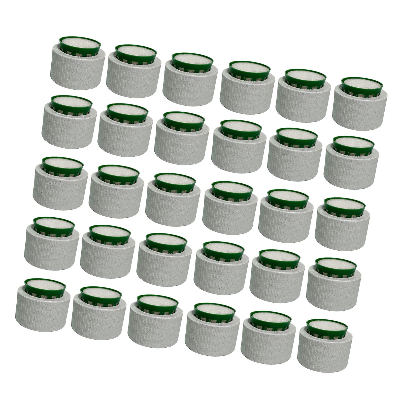 Ancoraggi per piante in ceramica con inserto in spugna, per una crescita sicura della vegetazione dell'acqua in acquari, paesaggi, acquari, piante, pesi, 30 pezzi