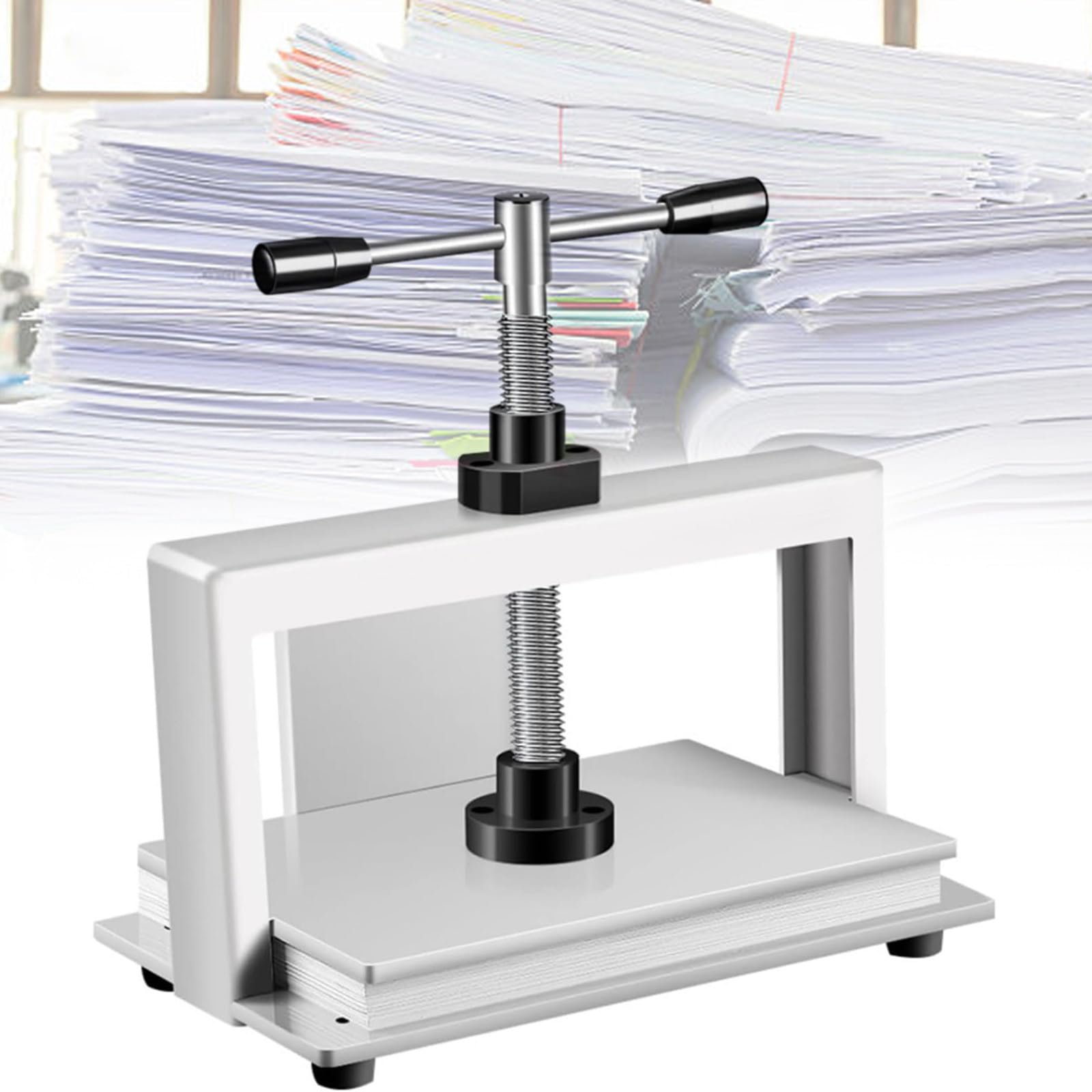 Maszyna do ręcznej prasy papierniczej do formatu A4/A3, maszyna do prasy papierniczej do papieru płaskiego o grubości 140 mm, maszyna do introligatorstwa książek, do biura HR i finansów, A3