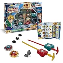 CRAZE BLADE Trottola Blade Battle, Skorpix Xoctarus Evolution, Trottola con lanciatore, Trottole da combattimento 6 colori Trottole bambini 35993