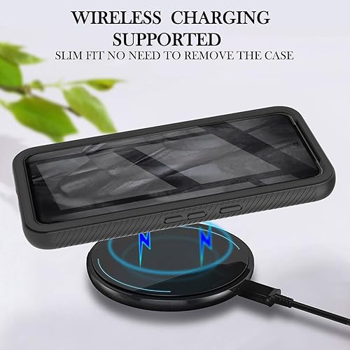 Miniatura 6 de Funda para teléfono celular Google Pixel 8 Pro 5G, protección completa negra con protector de pantalla integrado