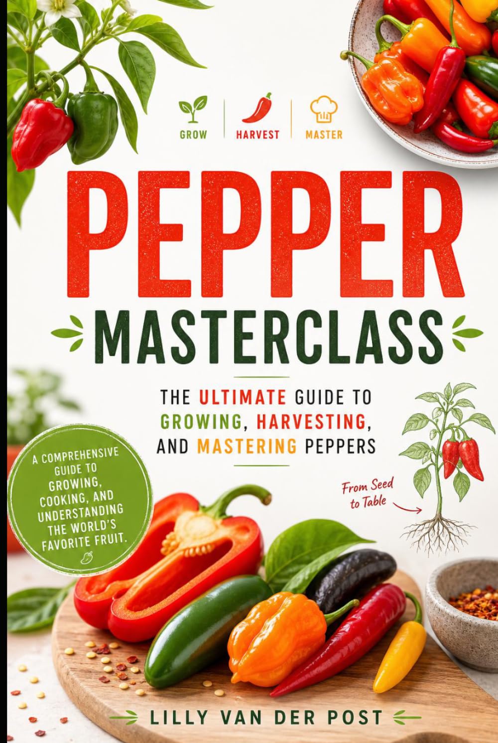 Pepper Masterclass: The Ultimate Guide to Growing, Harvesting, and Mastering Peppers (Gardeners Masterclass)