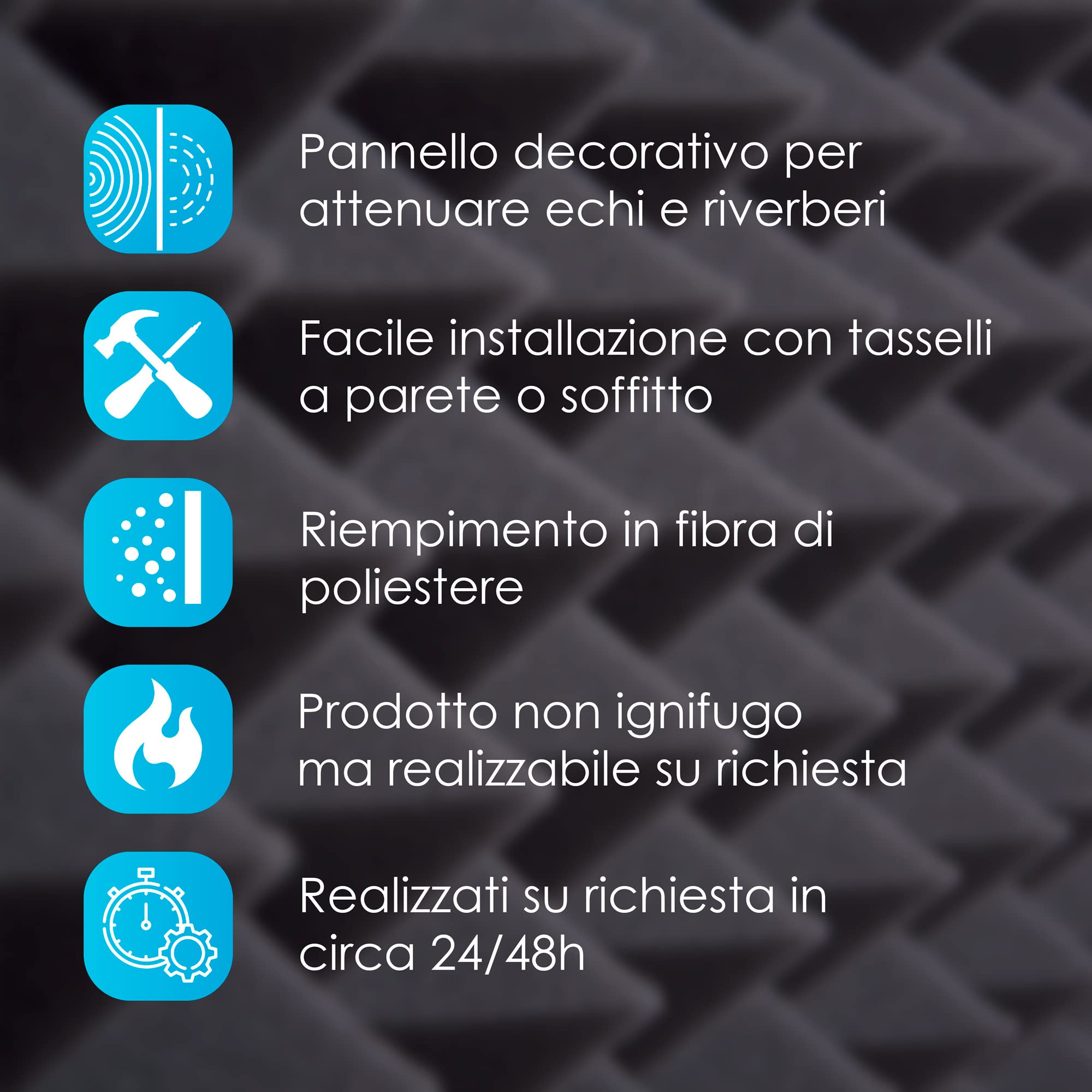 Bass Trap Fonoassorbente Keyhelm - 2 Pezzi 25x25x100 Cm Per Studio Registrazione - Foto 13