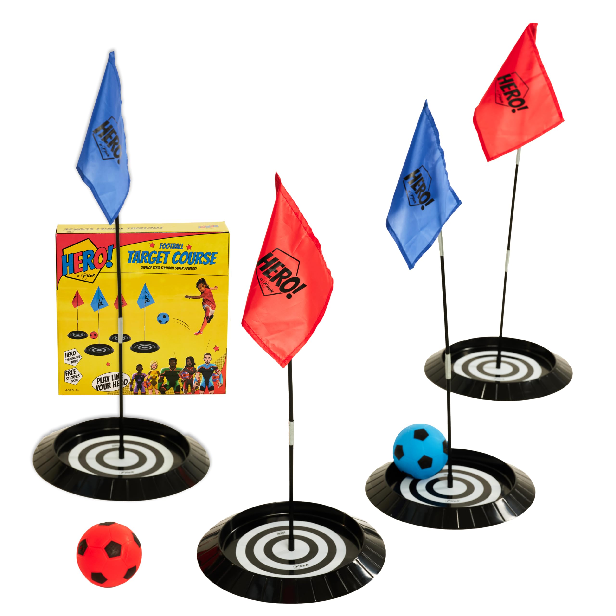Football Flick Hero! Target Tower Orange Medium