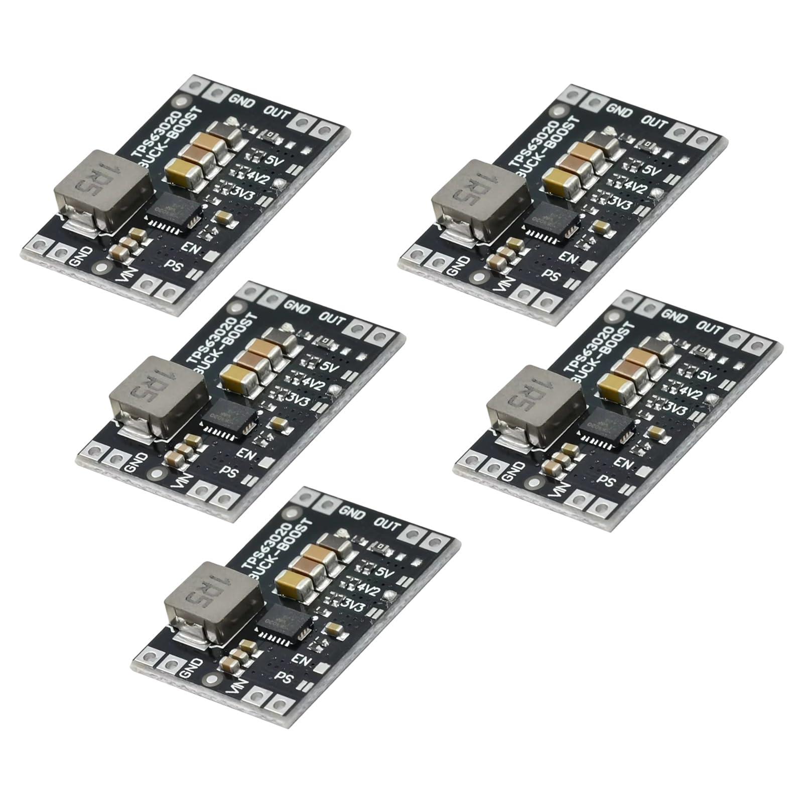 Microcontrolador ripples USB automático step up down para batería de 3.3V y 5V 8