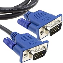Verluste Rauch Lszh 15 Polig VGA Anschlusskabel Für Monitor/PC/Laptop/TV Kabel 3 m [3 Meter/3m]