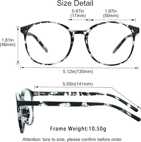 Miniatura 9 de YEIN Presbyopic - Lentes de lectura multifocales progresivos, anteojos con filtro de luz azul, con lentes transparentes para mujeres y hombres