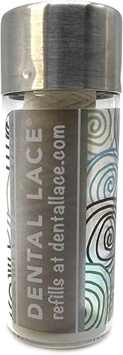 Miniatura 9 de Paquete de 4 contenedores de hilo dental recargables de colores con embalaje reciclable