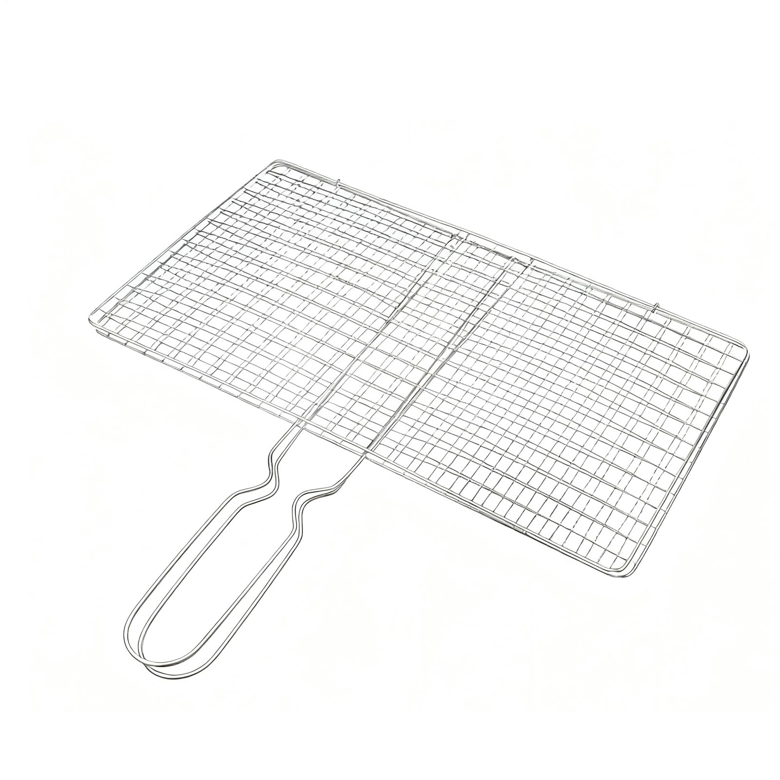 Grill Basket for Veggies,Stainless Steel Barbecue BBQ Net | Fish Grill Basket for Cooking Chicken Steak Shrimp Meat Veggies Outdoor Kitchen Fishing BBQ