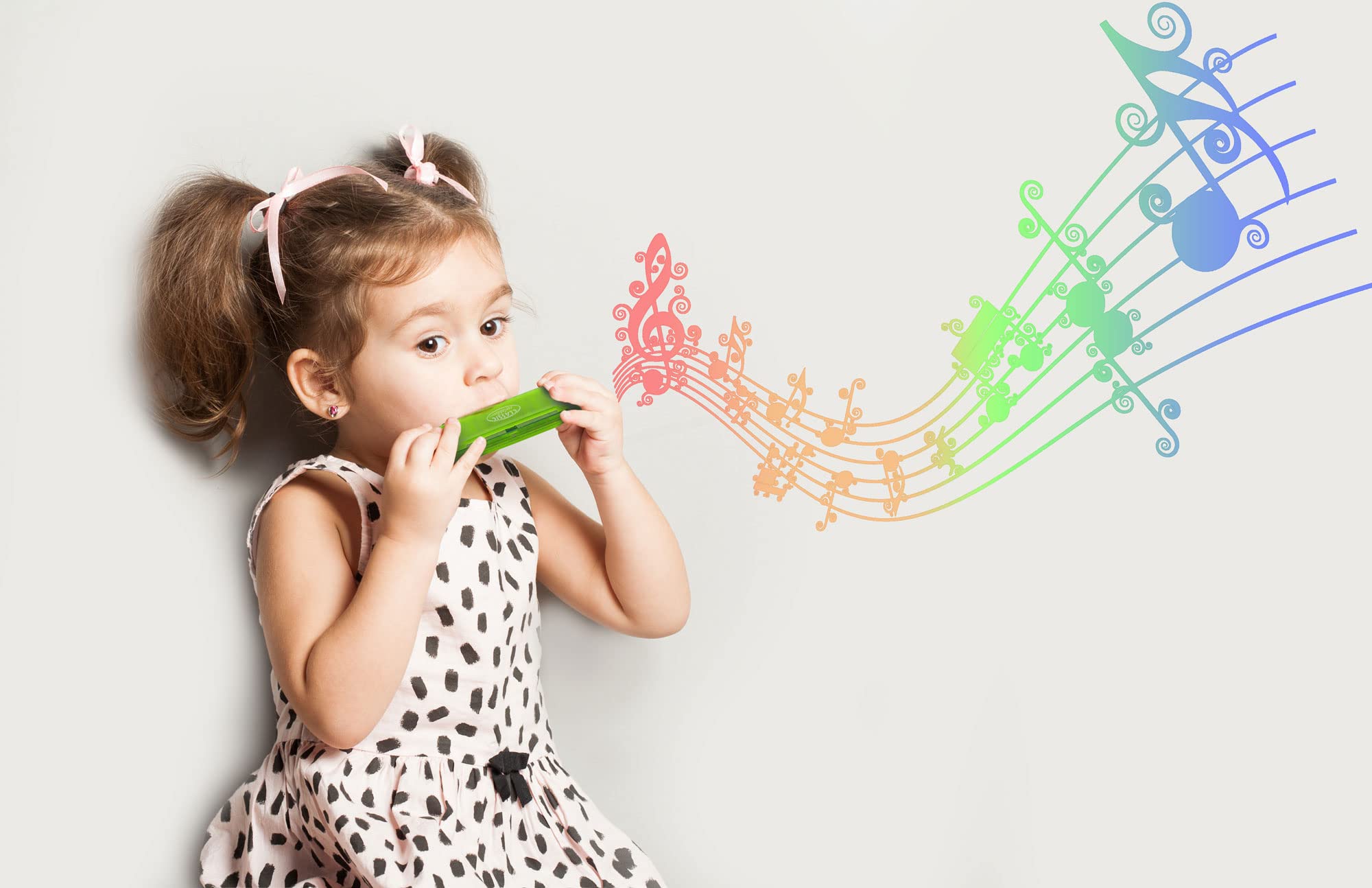 Classic Cantabile FBH-10 FunKids Armónica Diatónica en C 12x Set | Armónicas diatónicas, Tonalidad: C, Cuerpo de celdas de plástico ABS, 10 celdas (agujeros de tono), Peso: 38 g