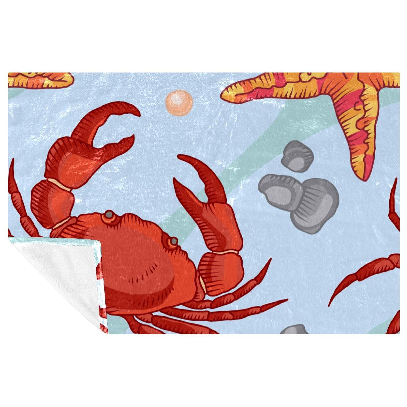 Couverture douce et chaude lit et canapé pour créer une ambiance marine