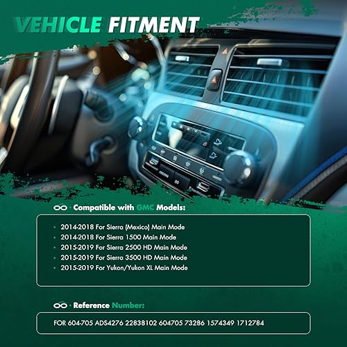 Vista 344 de SCITOO Reemplazo de actuador de puerta de mezcla de calentador HVAC para Ford F-150 2004-2008, para Ford para Lobo 2004-2008, para Lincoln para Mark