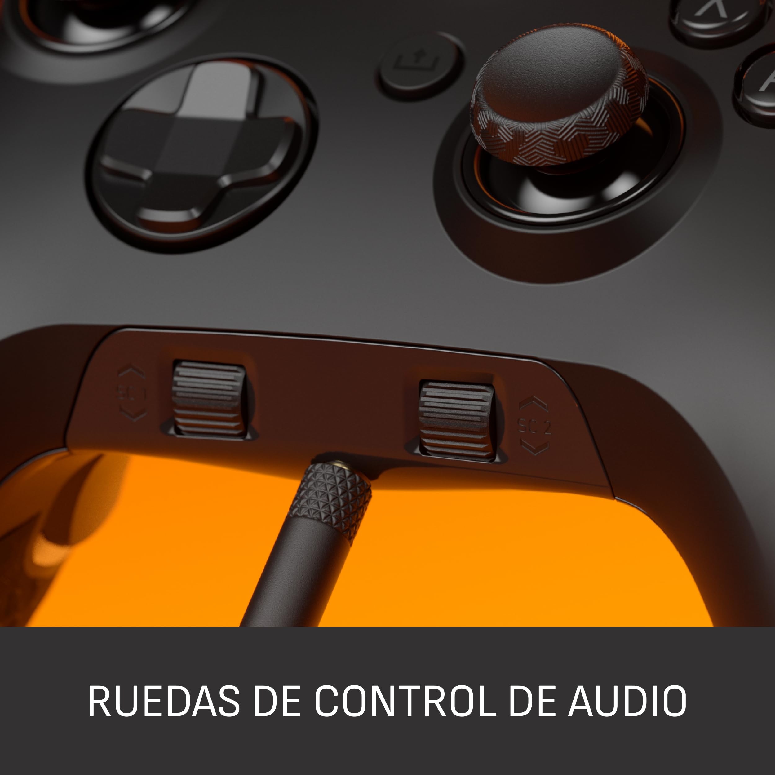 SCUF VALOR PRO WIRELESS Mando Xbox Performance – Palas Traseras Personalizables, Gatillos Instantáneos, Sticks Resistencia de con TMR, Controles de Audio, Xbox Series X|S, Xbox One, Windows PC – Negro — view 6