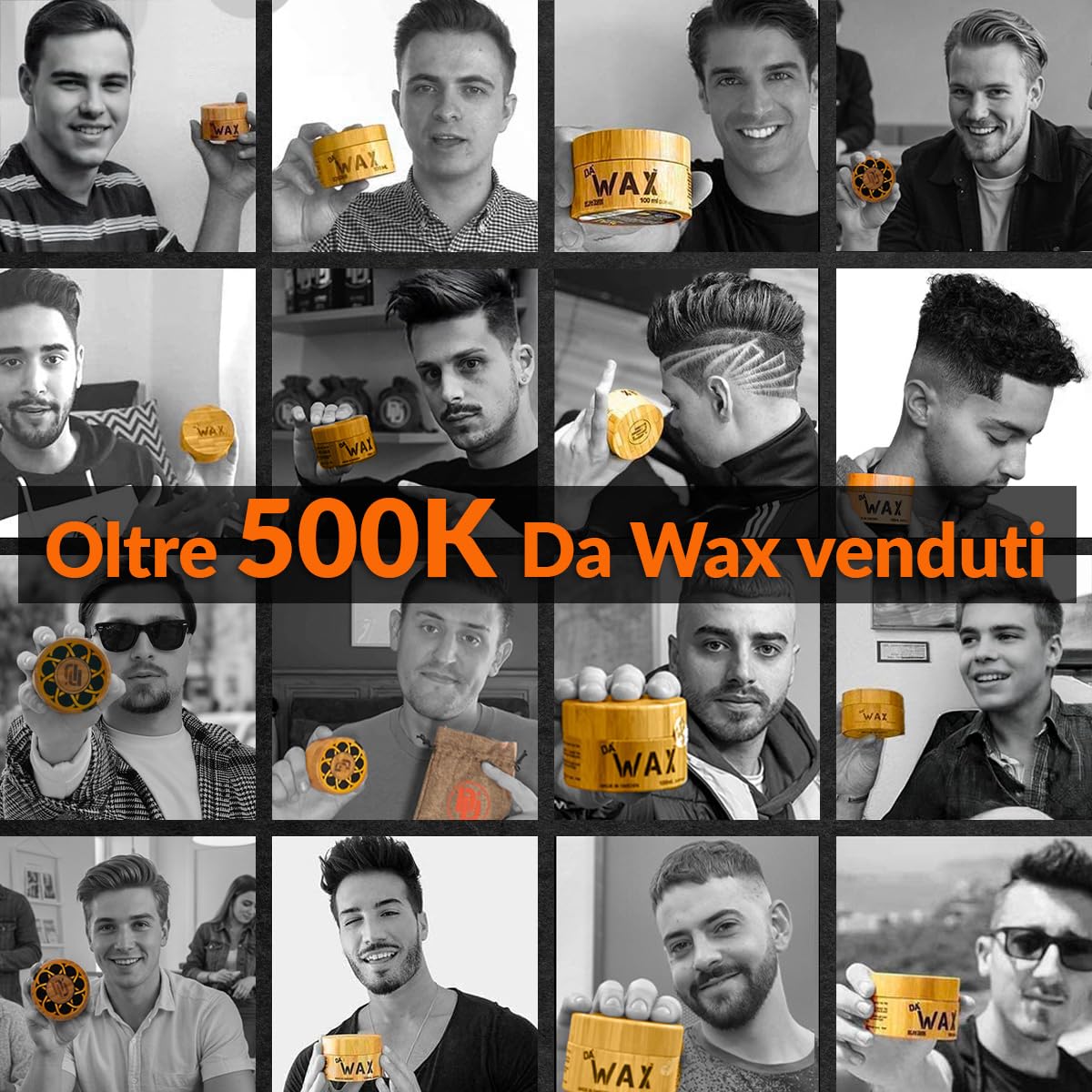 Da'Dude Da Wax - Cera Capelli Uomo Opaca, Fissaggio Forte e Volume, Cera Volumizzante Capelli Uomo, Confezione Ecologica, 100ml