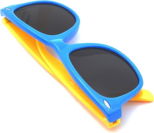 Miniatura 4 de Lentes de sol para niños pequeños, de plástico, polarizados, flexibles, para niños y niñas de 2 a 10 años.