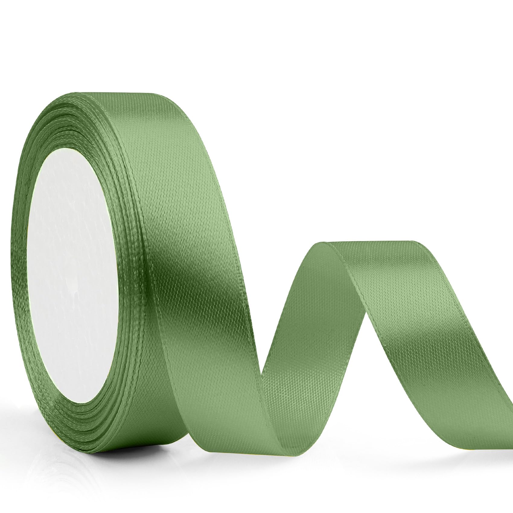 Sage Green Ribbon - 2cm x 23M Mint, Olive Green - Wedding, Baby Shower Decorations, Gift Wrapping, 2cm*23M