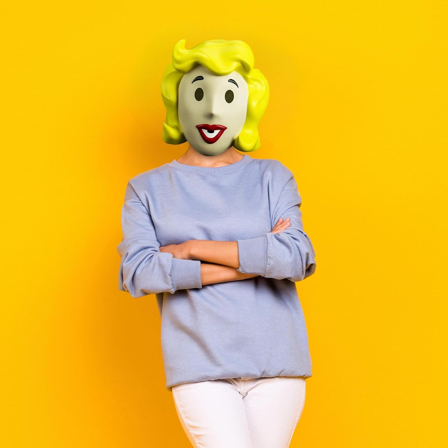 Trick Or Treat Studios Fallout Vault Girl Adult Vinyl Costume Mask