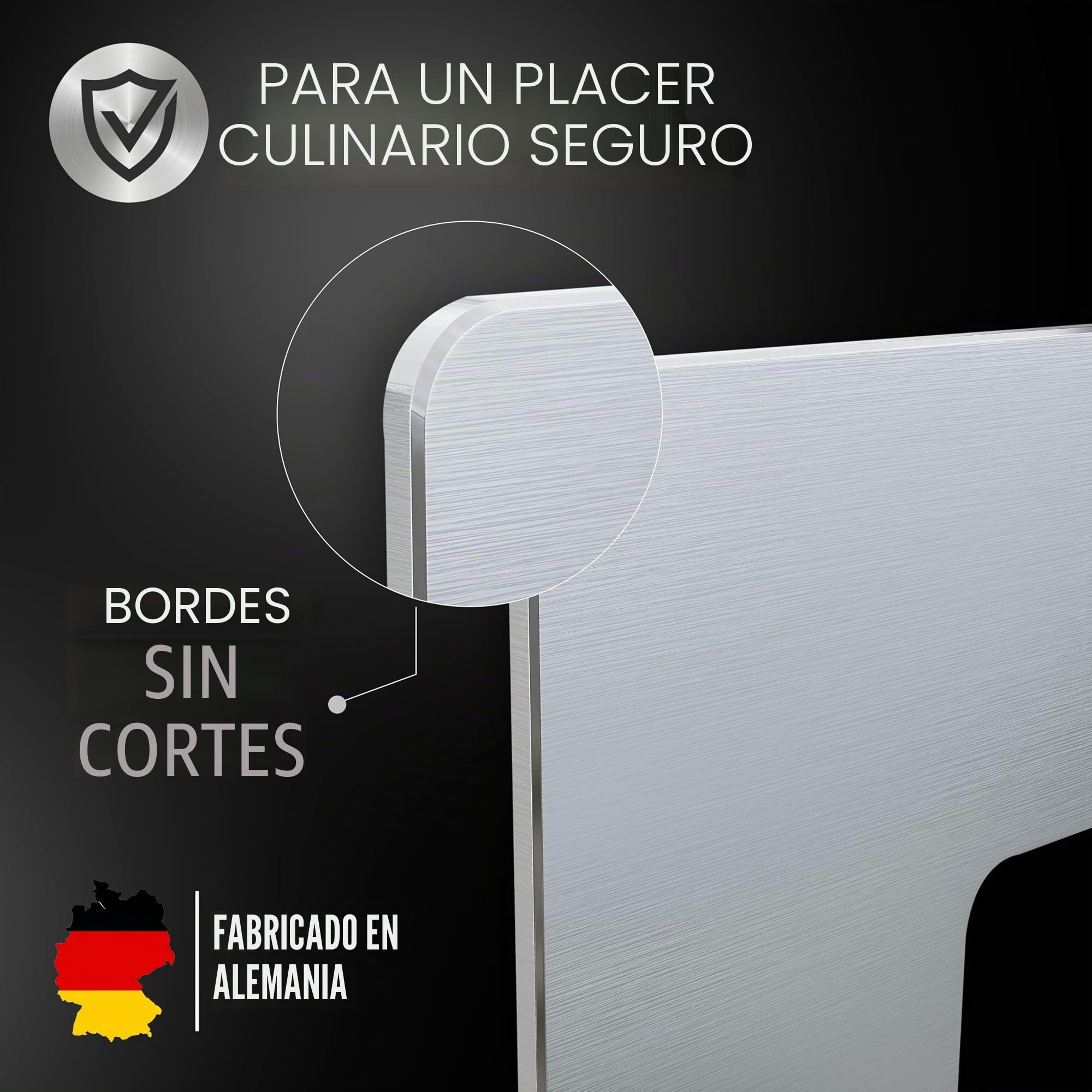 Marco adaptador para placas de cocción - 100% adecuado - ¡Para una experiencia culinaria segura! Incluye 2,5 m de cinta de sellado para la instalación