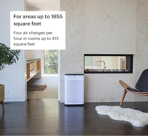 Miniatura 5 de Brondell P700BB-W Pro - Purificador de aire limpio con tecnología Aurabeat AG+ para dormitorio, oficina en casa, reduce el olor del humo y las