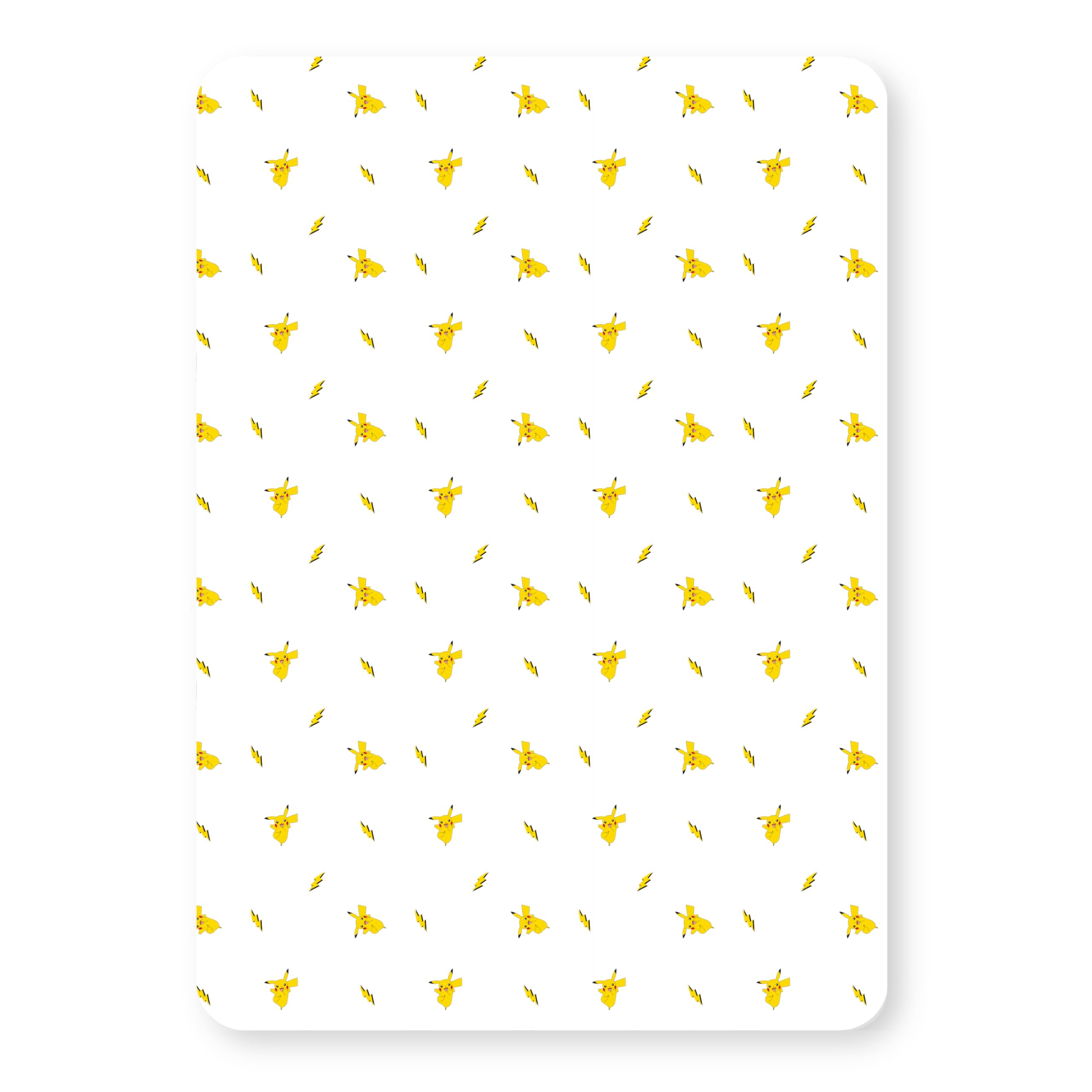 Pokemon Official Double Fitted Bedsheet | Shot Design | Pikachu Character Bedding | Designed for Double Beds | Soft Polyester with Elastic Edge | Perfect for Kids Bedroom