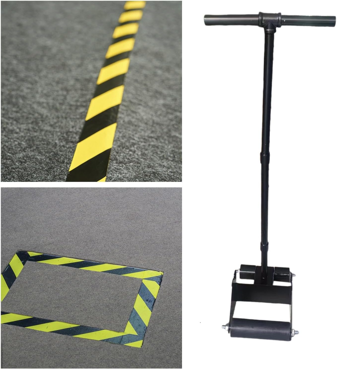 Baoblaze Floor Tape Applicators Tapes Machine Easy to Use Practical Professional Metal Tape Marking Machine for Decoration