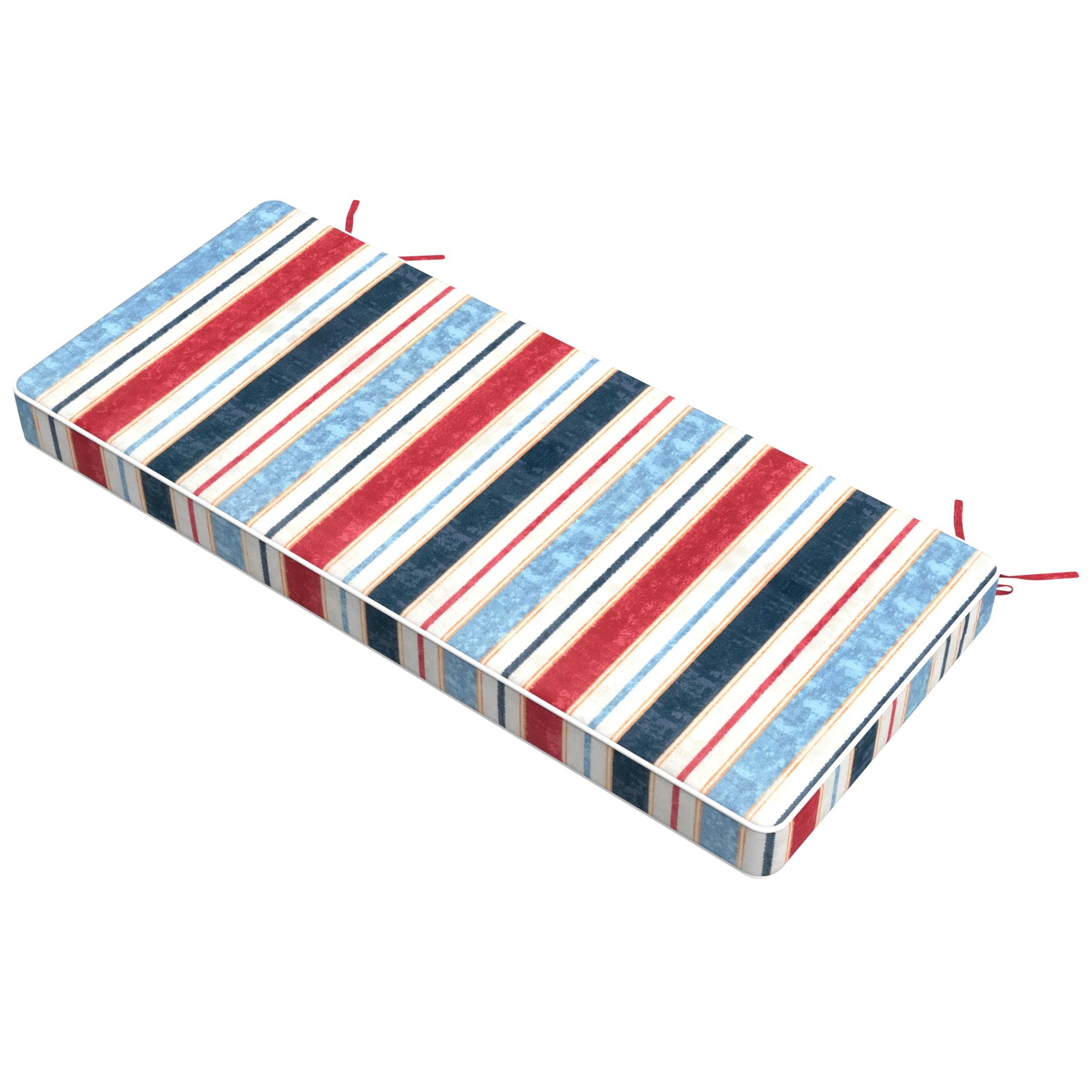 Melody Elephant Outdoor Bench Cushion, Patio Furniture Cushions 42x18x3 Inch, All-Weather Seat Chair Swing Couch Pad, Garden Porch Loveseat Long