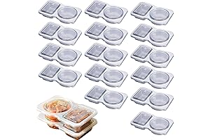 Two Compartment Condiment Container: Easy Food Storage Solution