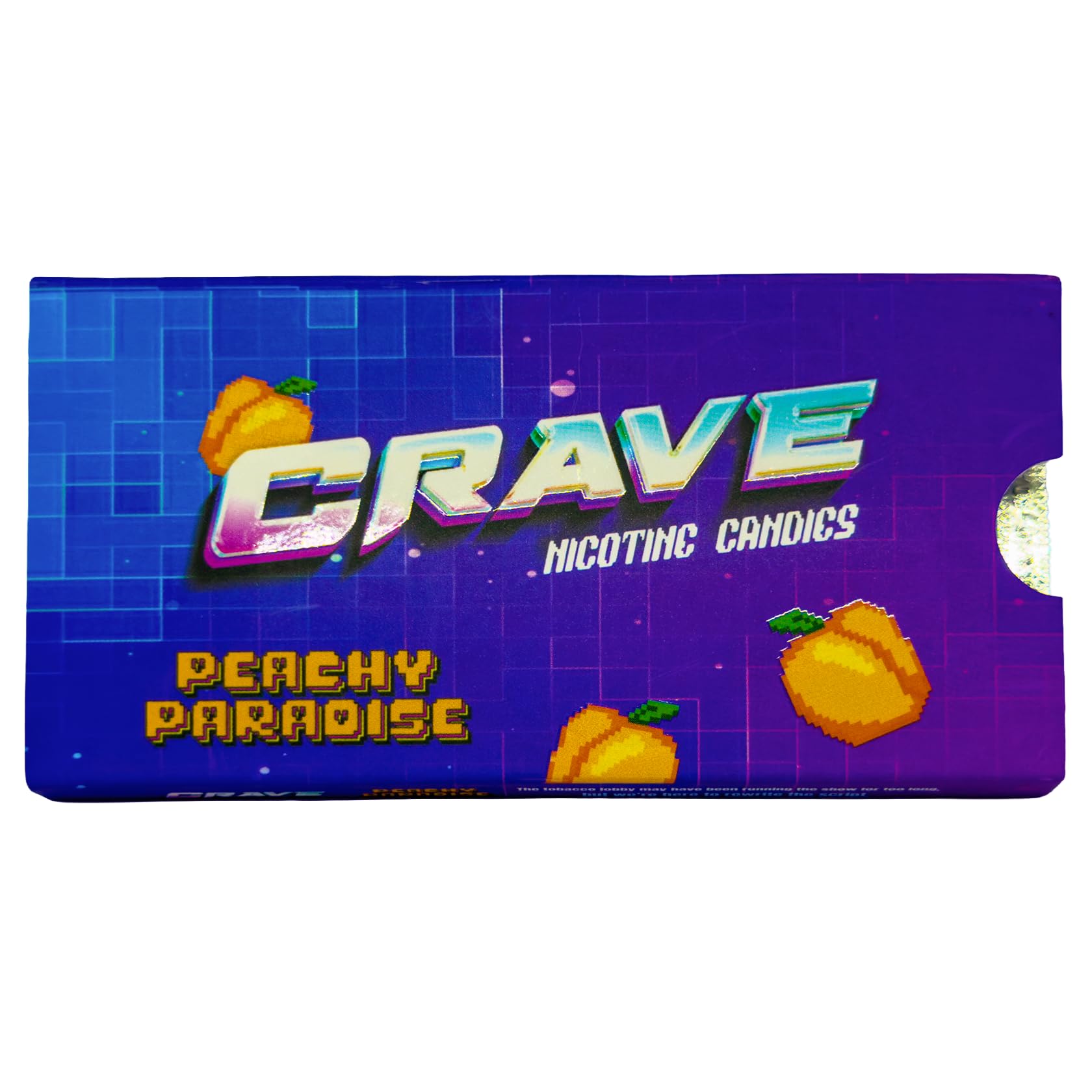 Crave Nicotine - Peachy Paradise Nicotine Candy | 1.5mg nicotine | Quit Smoking the Right Way | Peachy Paradise Flavoured Nicotine Candy | NRT Approved by WHO (120 candies (15 pack))-picture-49