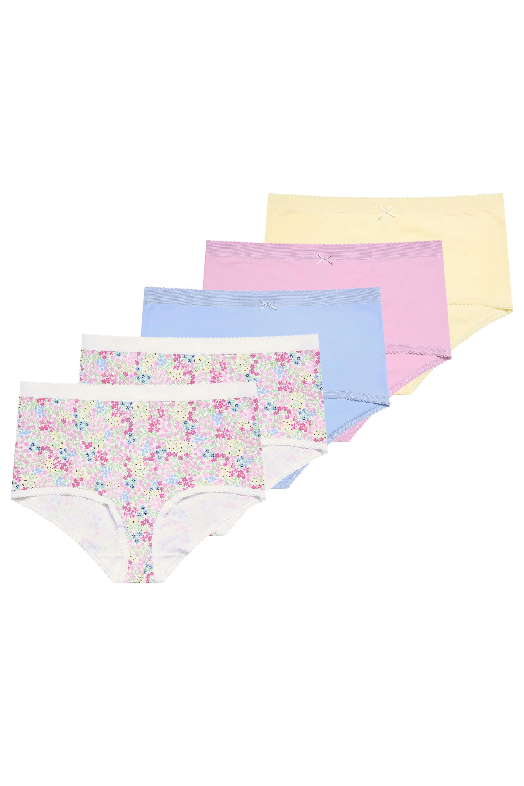 Yours Women's Full Briefs - Floral - Size 22-24 - Cotton