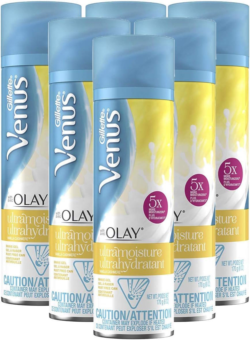Gillette Venus with Olay UltraMoisture Vanilla Cashmere Shave Gel, 1