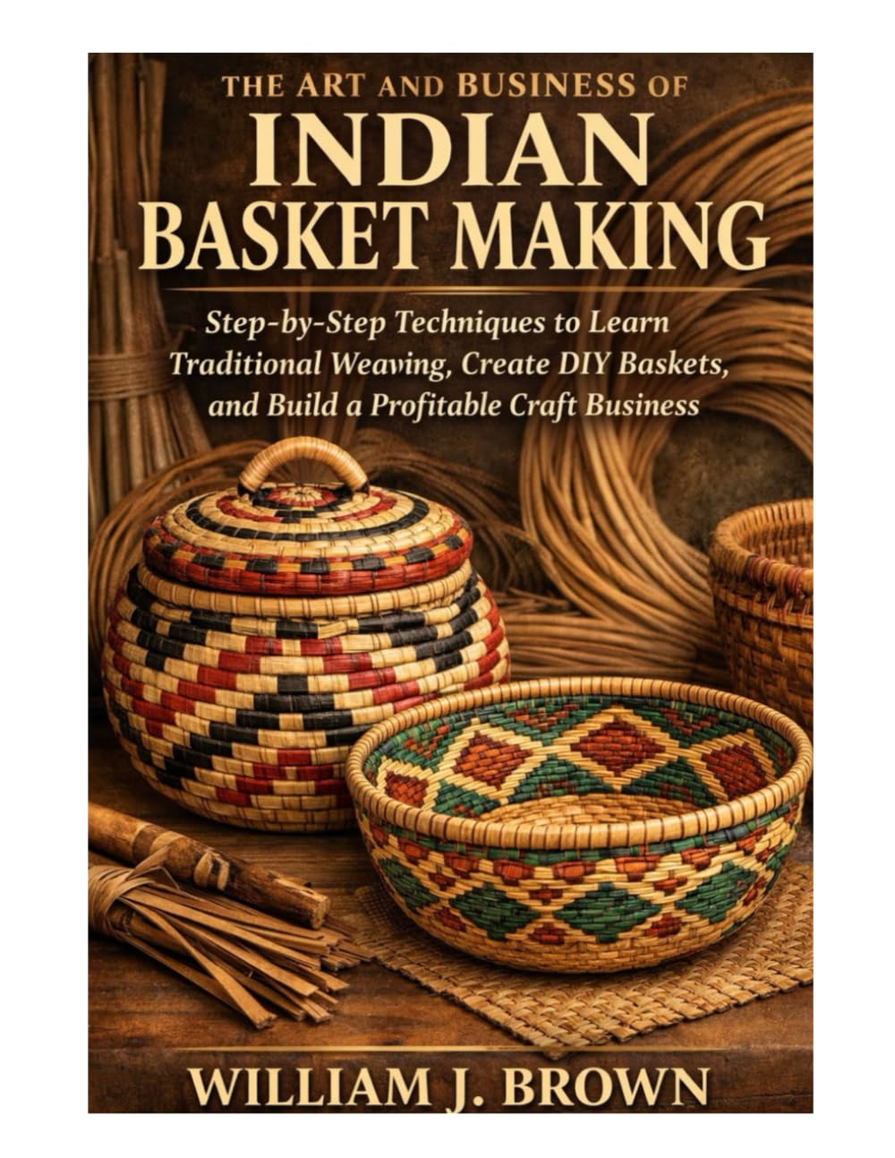 The Art and Business of Indian Basket Making: Step-by-Step Techniques to Learn Traditional Weaving, Create DIY Baskets, and Build a Profitable Craft Business