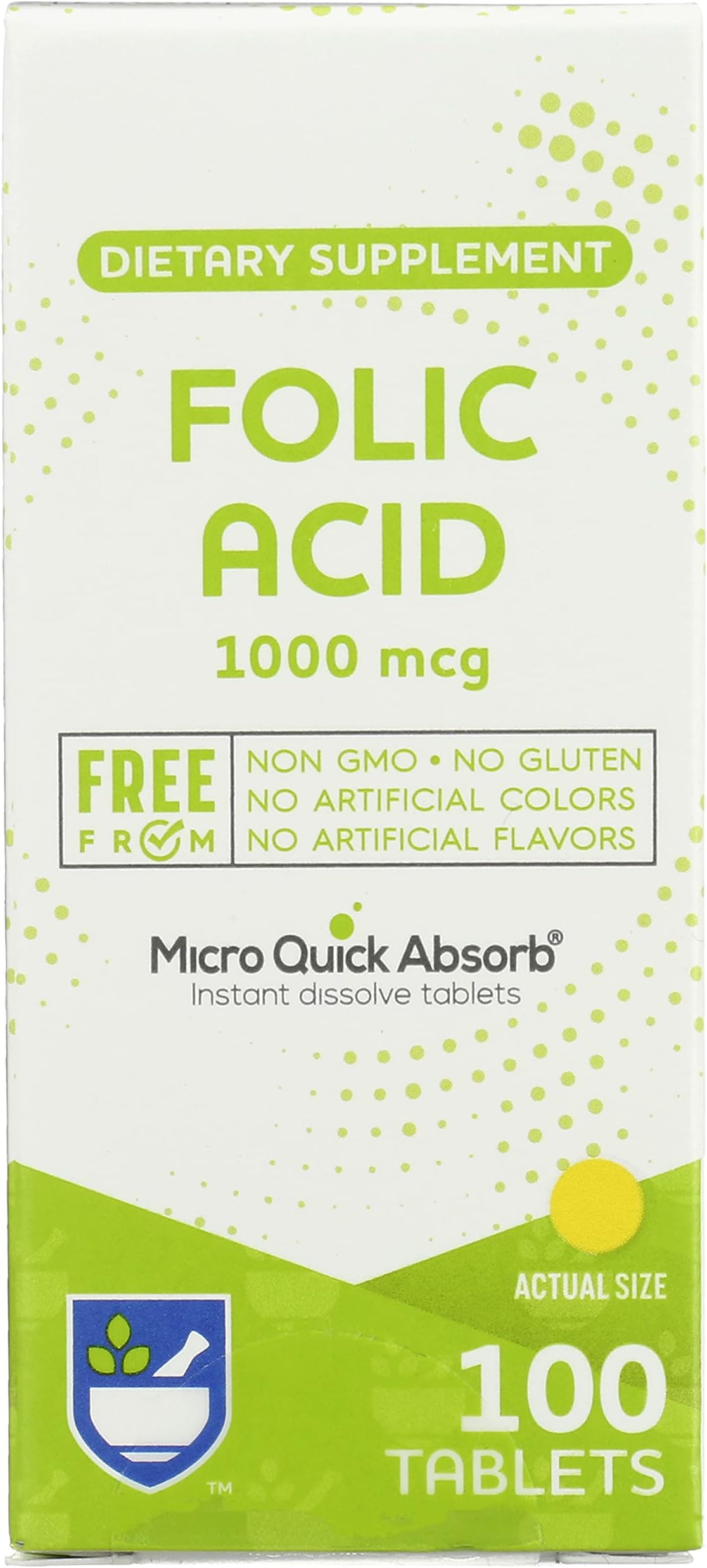 Rite AidFolic Acid Micro Quick Absorb Tablets, 100 Count