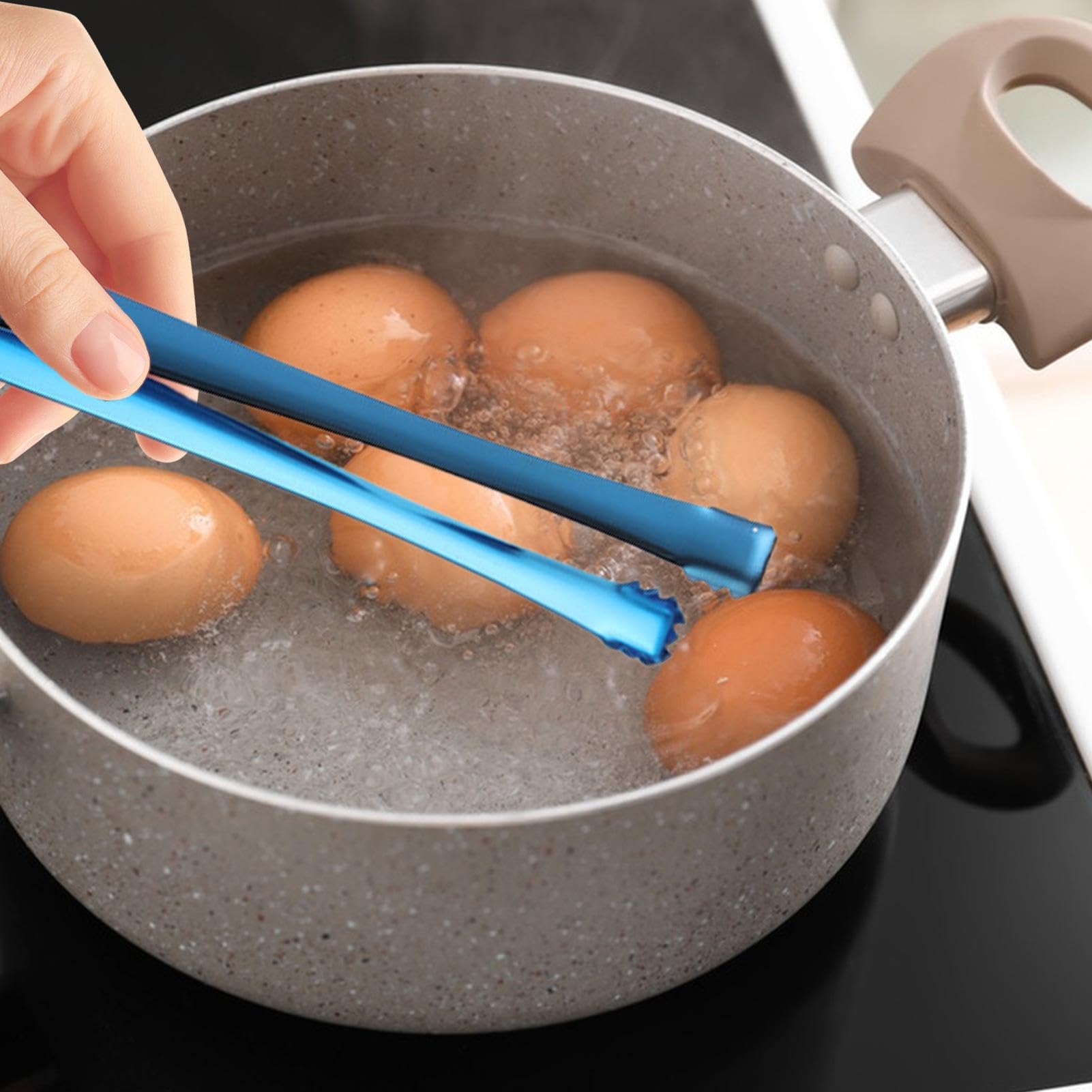 Egg Chalazae Removal Tool, Stainless Steel Eggshell Chalazae Removal Utensil, Egg Chalazae Membrane Remover Anti-Skid Ice Clip, Multifuctional Egg Chalazae Remover Tool for Kitchen