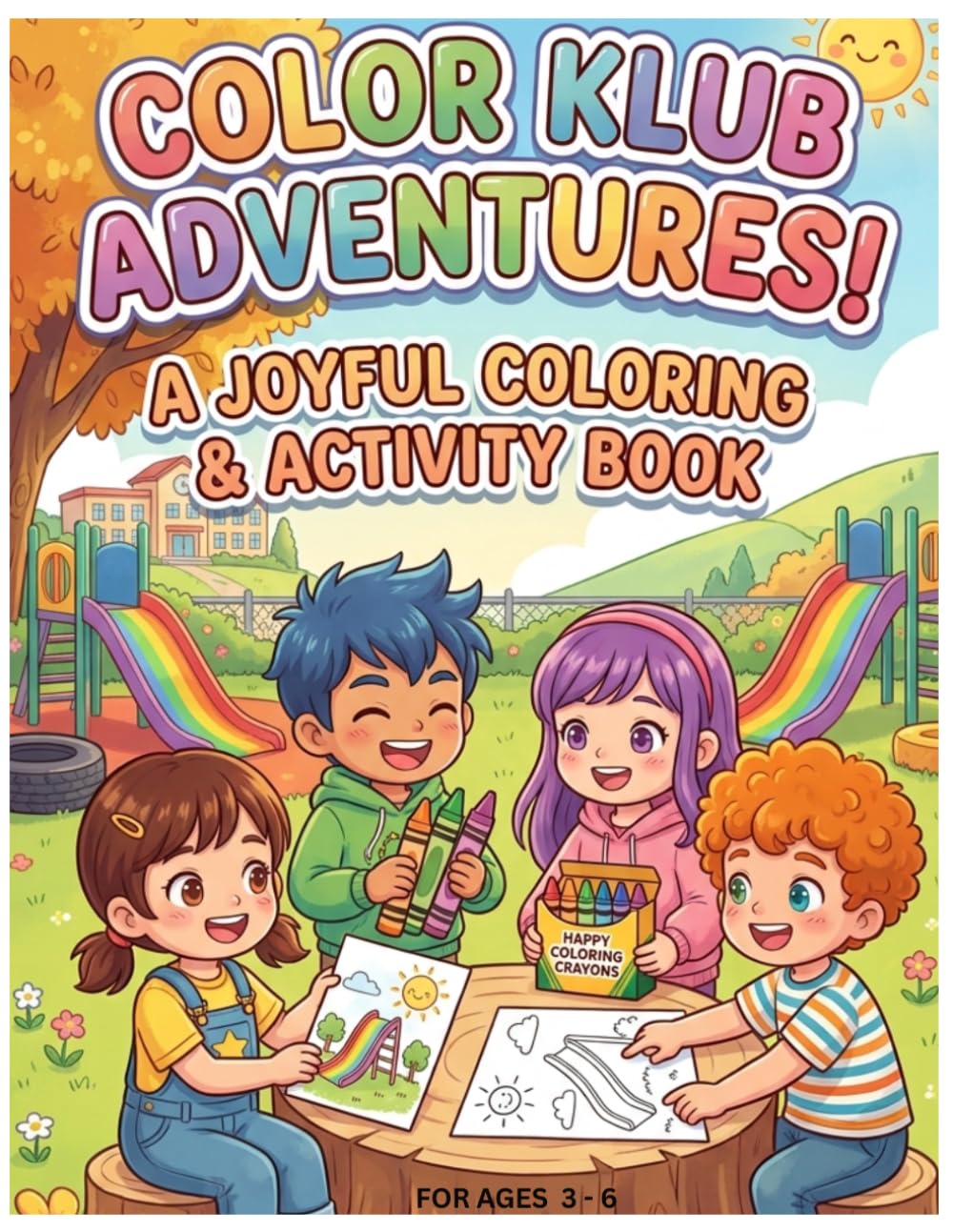 Color Klub Adventures!: A Joyful Coloring and Activity Book | Age 3-6
