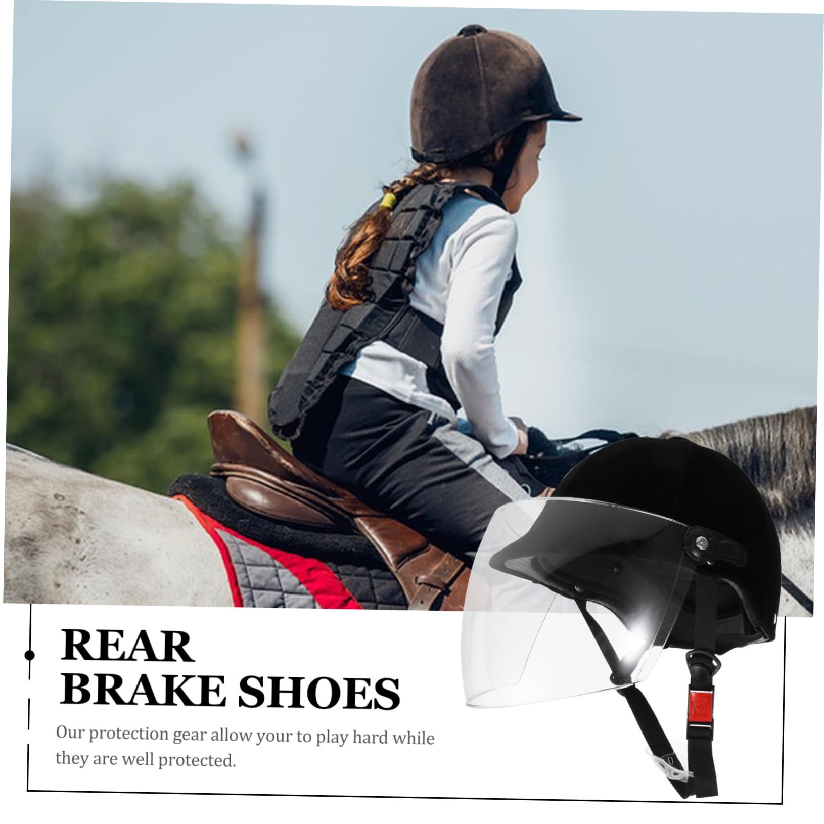 Casco Equestre Per Ragazzo Ragazza e Traspirante Protezione Sicura Per Sport All Aperto Come Equitazione e Bicicletta Design Comfortevole e Ventilato Per Attività All Aperto