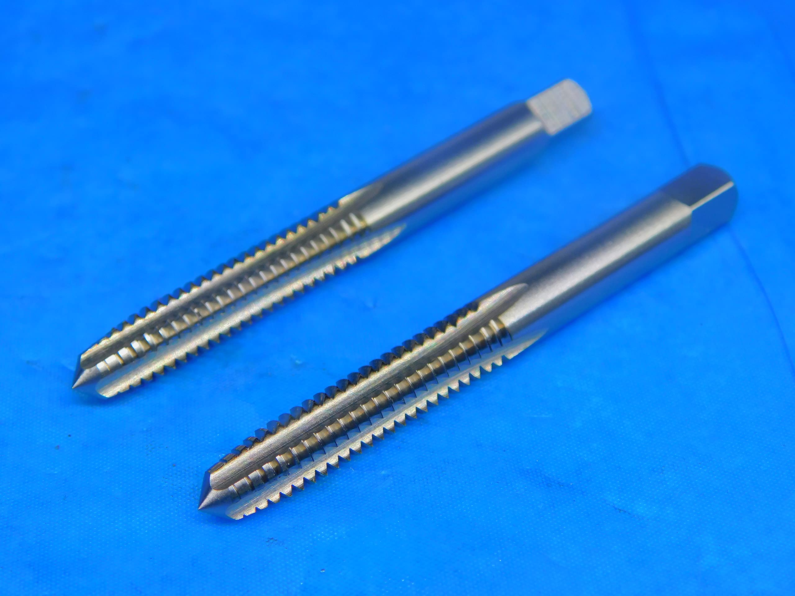 2.2 x .45 Metric Hand Tap - Plug, High Speed Steel / Ground Thread (2 Pcs.)
