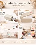 HPRT CP4100 4x6 Photo Printer, Full-Color Thermal Dye Sublimation Wi-Fi Printing with 20 Sheets & 1 Ribbon, Portable Instant Picture Printer for iPhone/Android, Home Use, Gift, AR Video, Fun App
