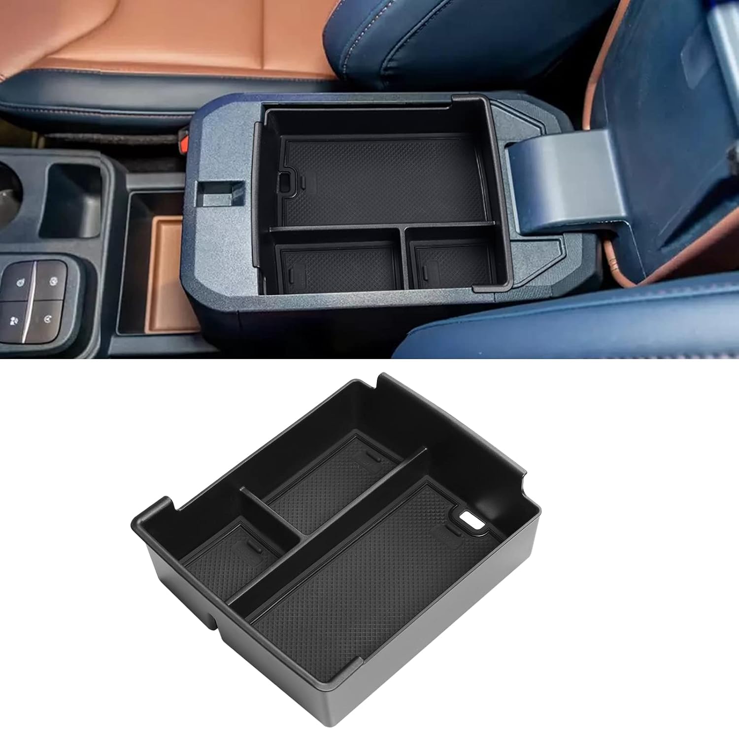 TTCR-II Compatible with Ford Maverick Center Console Organizer 2022-2023, for Maverick Console Organizer Tray 2022-2023, for Maverick Center Armrest Storage Box : Automotive