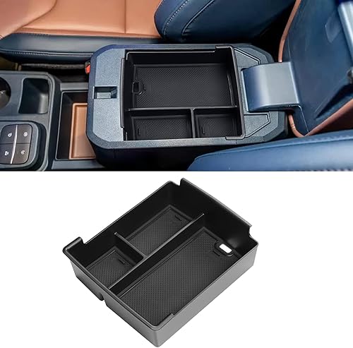 Miniatura 1 de TTCR-II Compatible con el organizador de consola central Ford Maverick 2022-2023, para bandeja organizadora de consola Maverick 2022-2023, para caja