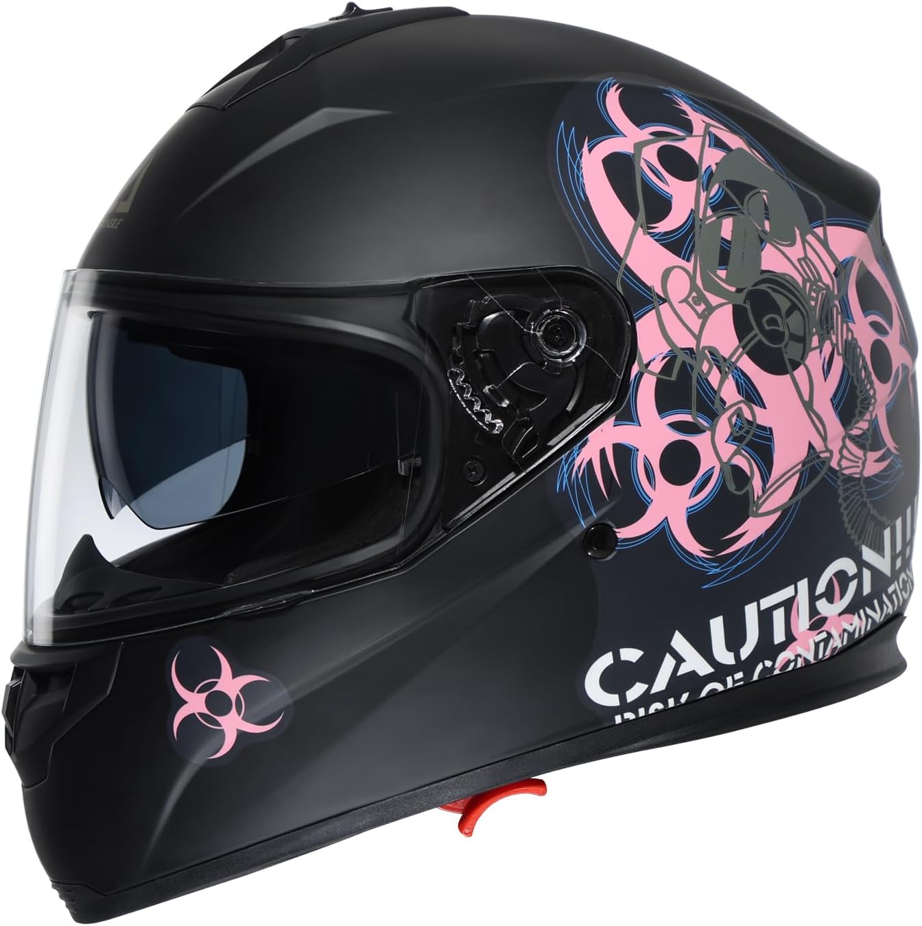 Amazon.com: TRIANGLE Full Face Motorcycle Helmets for Men and Women ...