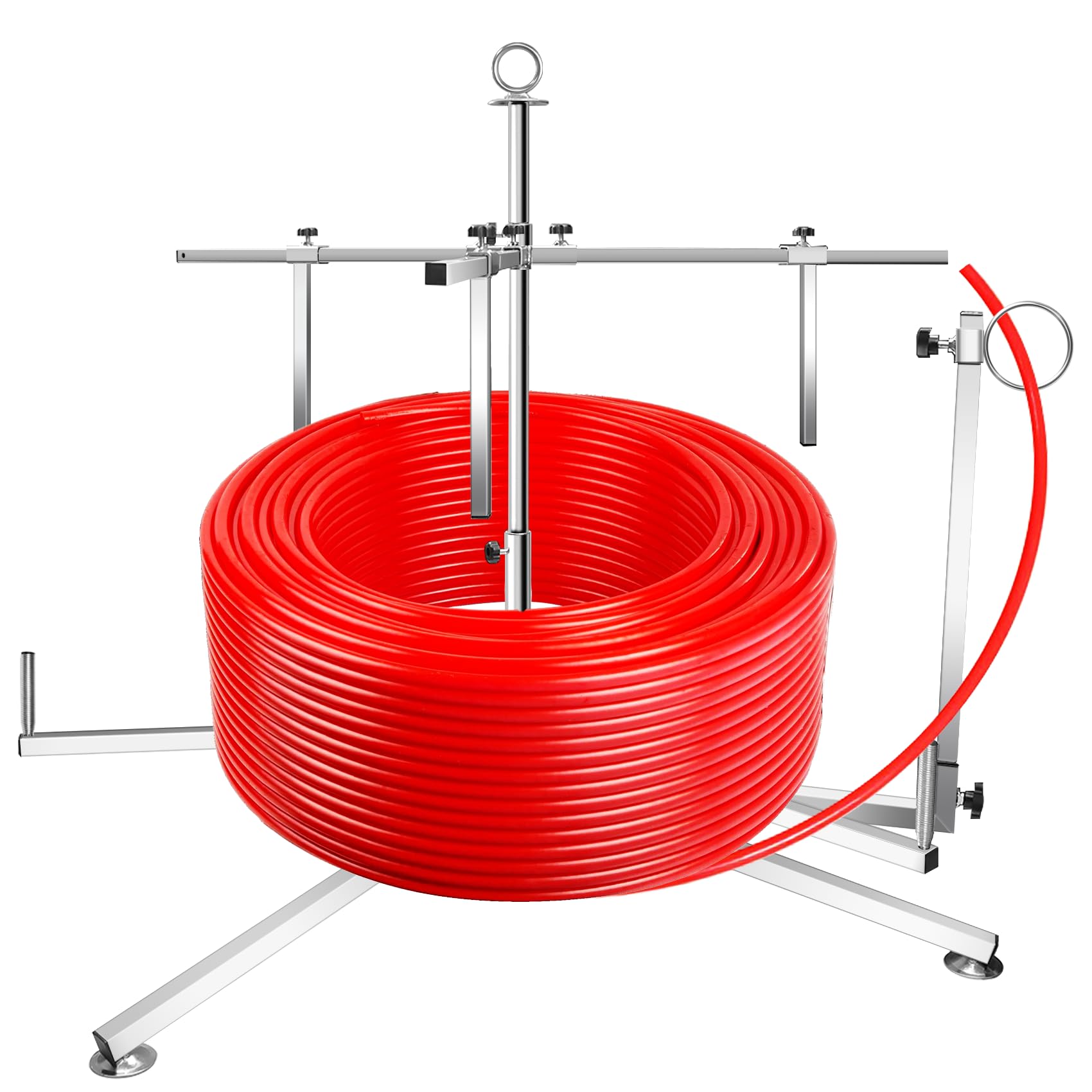 Heavy-duty PEX Pipe Uncoiler for 3/8" to 1" Pex Tubing, Multi-purpose Storage PEX Piping Uncoiler Suitable for Pipes, Radiant Potable Water, Floor